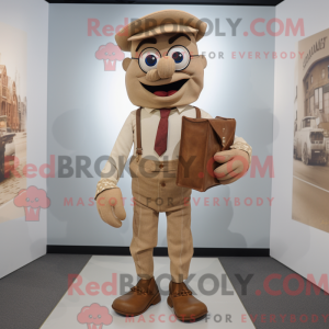 Tan Goulash mascottekostuum...