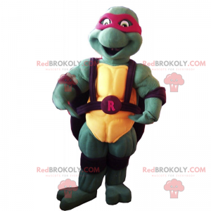 Mascotte de Tortues Ninja - Raphael - Redbrokoly.com