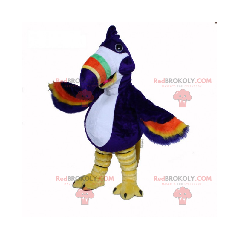 Multicolored toucan mascot - Redbrokoly.com