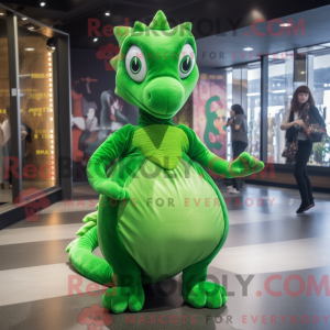 Groen Hydra-mascottekostuum...