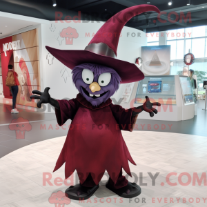 Maroon Witch S Hat maskot...