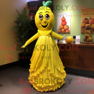 Yellow Raspberry mascot...