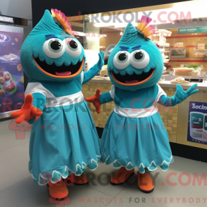 Postava maskota Teal...