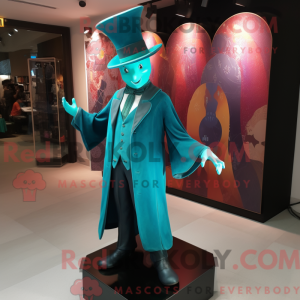 Turquoise Magician mascot...