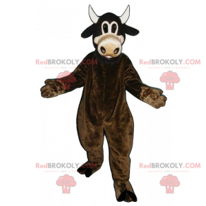 Mascotte de vache marron - Redbrokoly.com