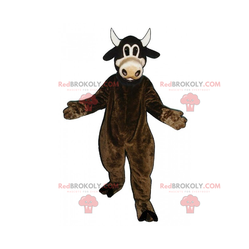 Braunes Kuhmaskottchen - Redbrokoly.com Braunes Kuhmaskottchen - Redbrokoly.com