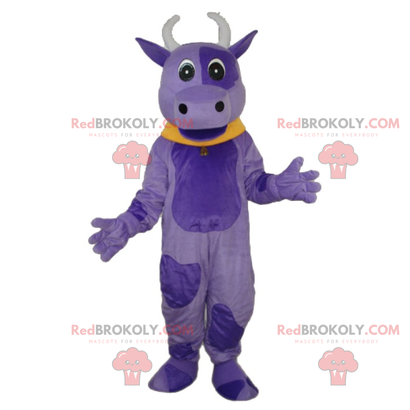 Mascotte della mucca viola - Redbrokoly.com