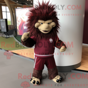 Máscara Maroon Piggsvin com...