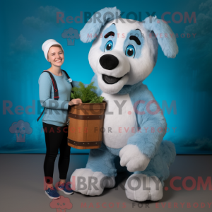 Disfraz de mascota Sky Blue...