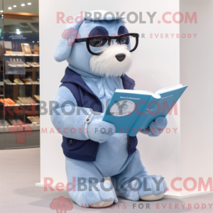 Sky Blue Navy Seal mascot...