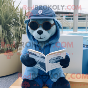 Sky Blue Navy Seal maskot...