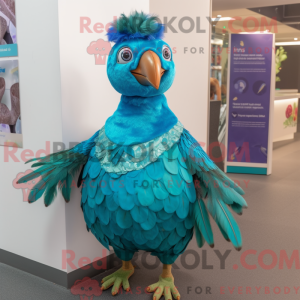 Turquoise Guinea Fowl...