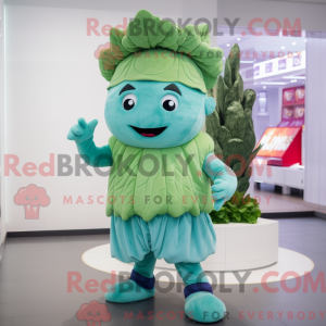 Cyan Cabbage maskot...