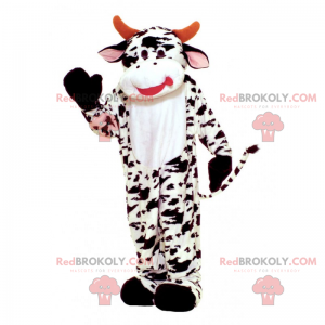 Kuhmaskottchen mit rotem Horn - Redbrokoly.com