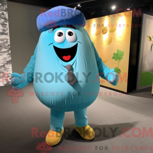 Cyan Potato Maskottchen...