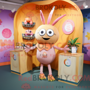 Costume de mascotte Peach...
