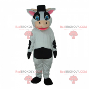 Ko maskot med lille hat - Redbrokoly.com