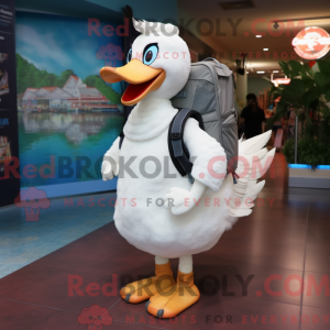 Costume mascotte de cygne...