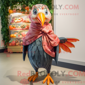 Peach Fasan maskot kostume...