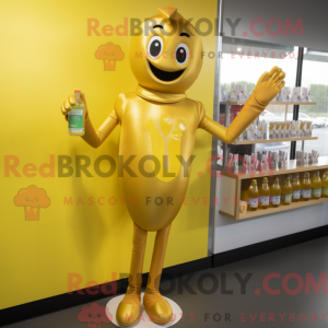 Gold Bottle Of Mustard...