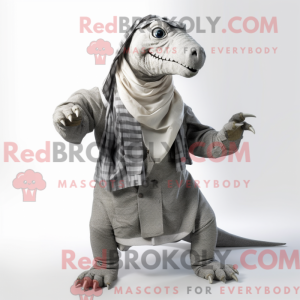 Sølv Iguanodon maskot...