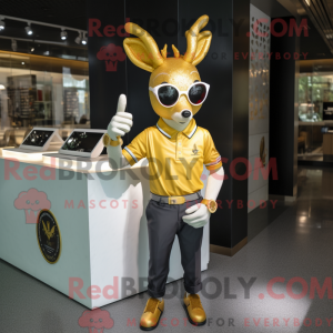 Máscara Gold Deer com...