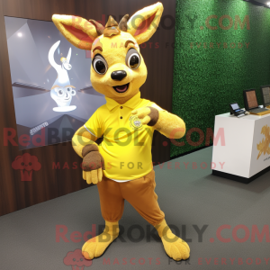 Maskotka Gold Deer kostyme...