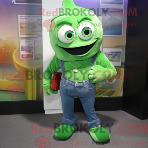 Green Cod-mascottekostuum...
