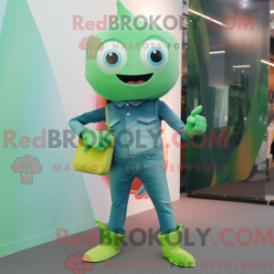 Maskottchenkostüm Grüner...