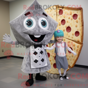 Gray Pizza Slice máscara de...