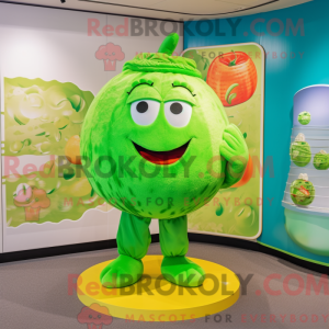 Postava maskota Lime Green...