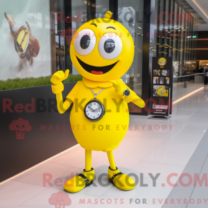 Disfraz de mascota de reloj...