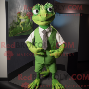 Disfraz de mascota lagarto...
