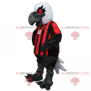 Mascota buitre en camiseta de fútbol - Redbrokoly.com