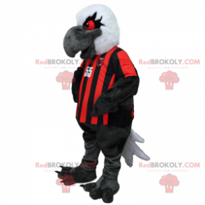 Mascota buitre en camiseta de fútbol - Redbrokoly.com