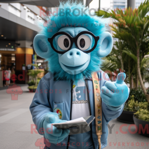 Disfraz de mascota Sky Blue...