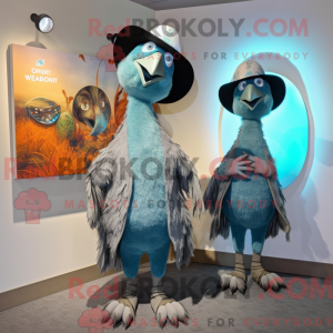 Costume de mascotte de paon...