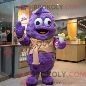 Disfraz de mascota Purple...