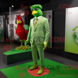 Lime Green Roosters...
