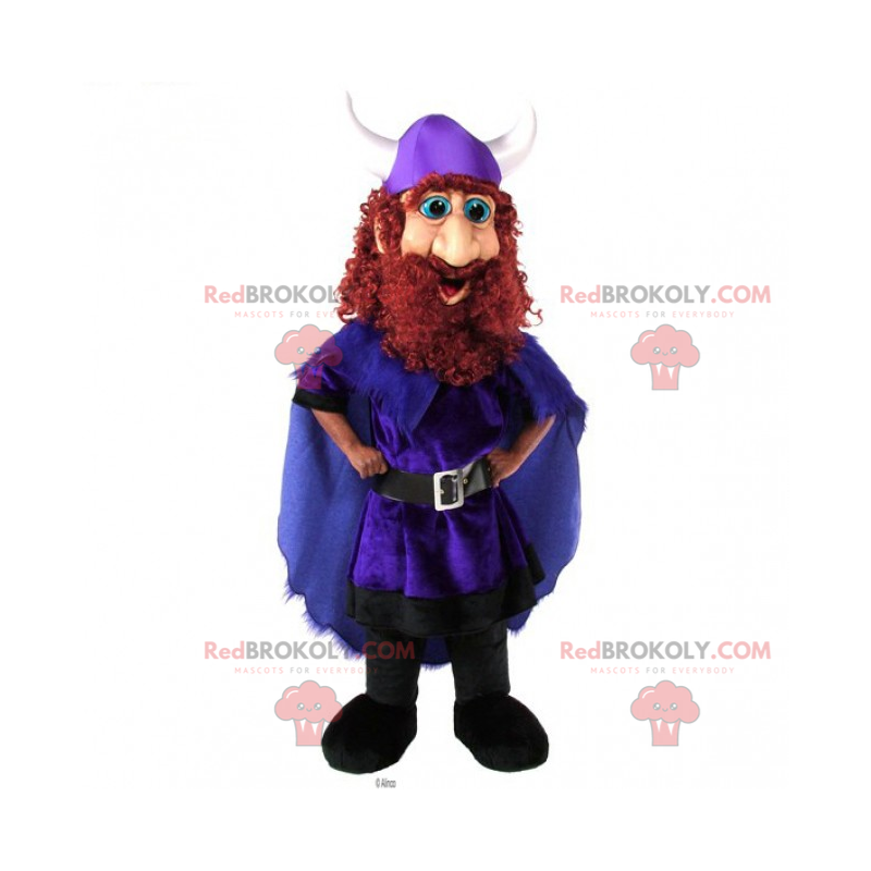 Mascotte vichinga con mantello - Redbrokoly.com