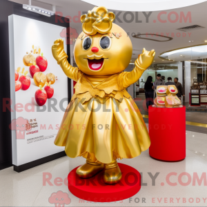Personaggio mascotte Gold...