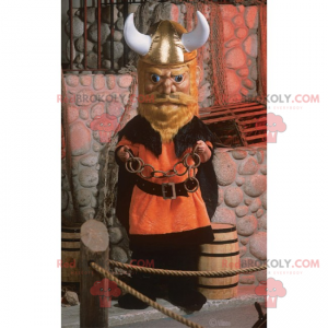 Mascotte de Viking blond - Redbrokoly.com