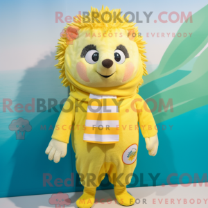 Personaggio mascotte riccio...