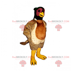 Tricolor poultry mascot - Redbrokoly.com