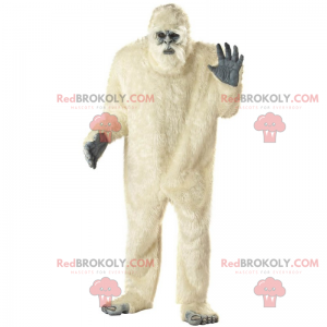 Mascotte de Yeti - Redbrokoly.com