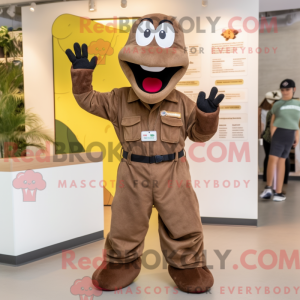 Brown Titanoboa mascot...
