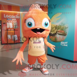 Peach Barracuda maskot...