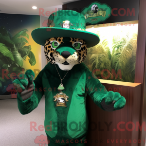 Forest Green Jaguar mascot...