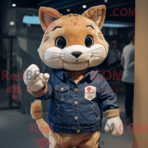 Costume de mascotte de chat...