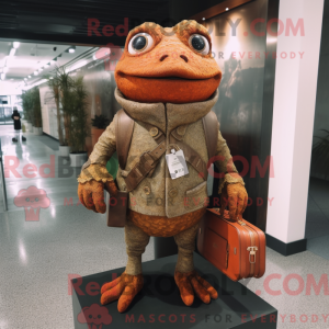 Rust Frog mascottekostuum...